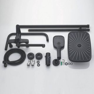 Душевая стойка Shevanik S6236H чёрный